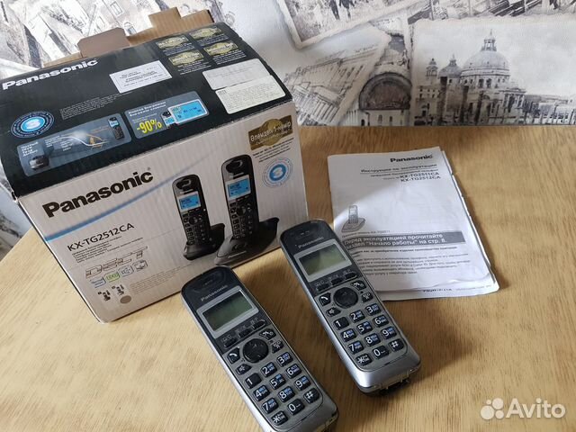 Цифровой беспроводнойтелефон panasonic kx-tg2512ca