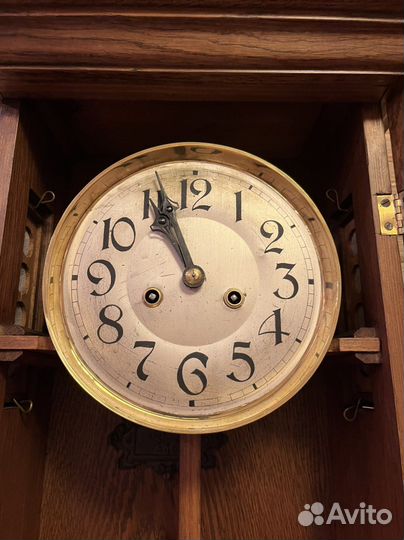 Старинные настенные часы Lenzkirch 1912г.в