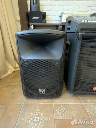 Комплект аккустики EV + саб JBL + пульт Dynacord