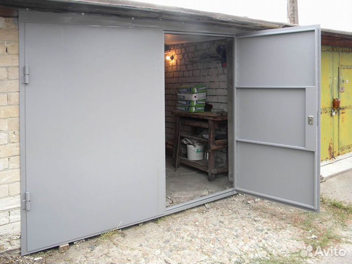 Ворота гаражные металлические