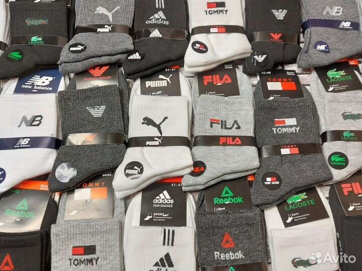 Носки Nike Adidas Puma Reebok