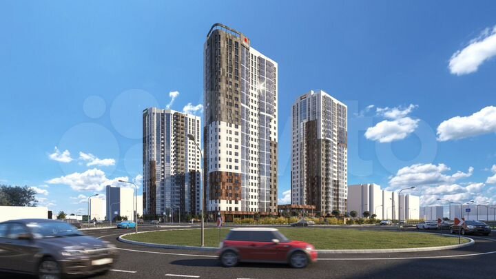 2-к. квартира, 61 м², 12/25 эт.