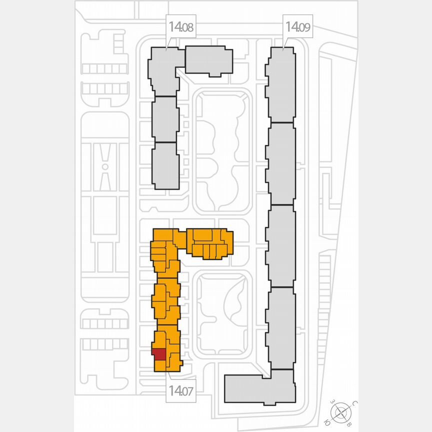 1-к. квартира, 41,3 м², 6/8 эт.