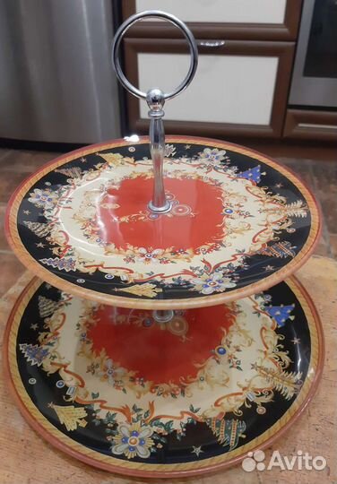 Новая двухярусная ваза