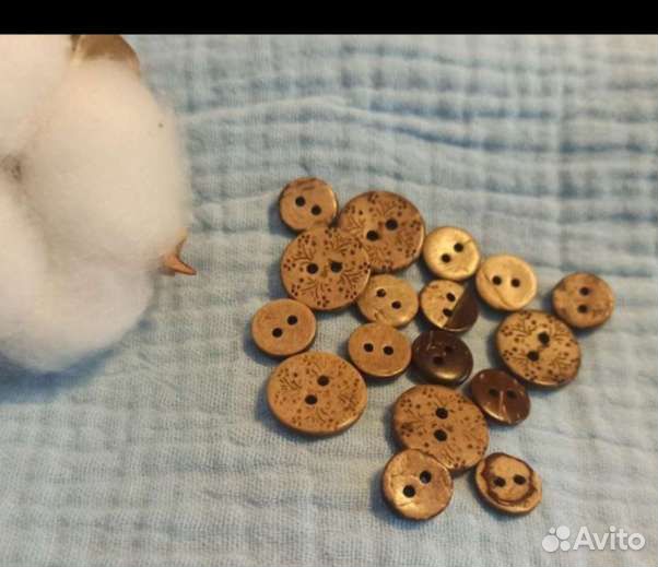Кокосовые пуговицы