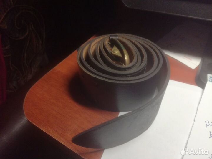 Ремень кожаный офицерский