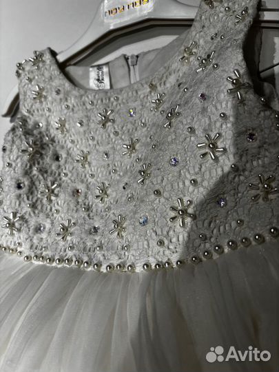 Платье бежевое для девочки