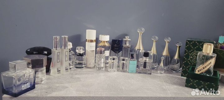 Пустые флаконы Dior, Marс Jacobs, Tiffany, Ajmal