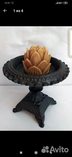 Силиконовая форма молд для свечей бу