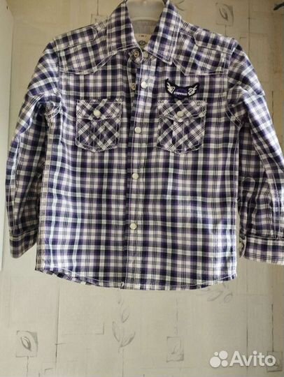 Стильная рубашка C&A на мальчика