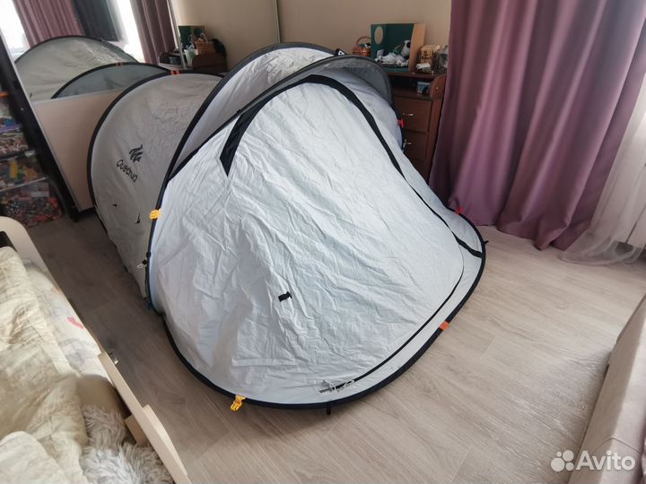 Палатка 2 seconds 2 Quechua fresh&black