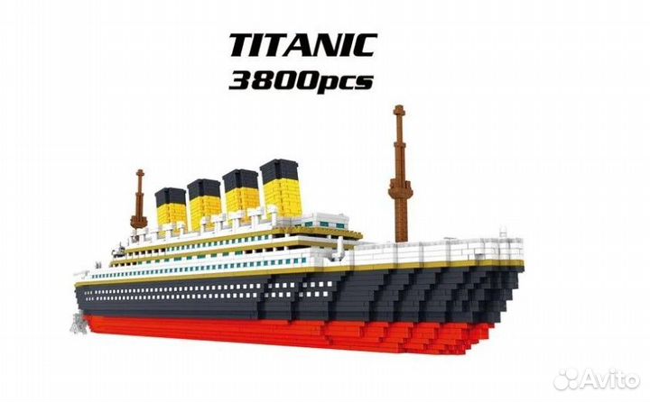 Конструктор аналог lego Титаник 3800 дет