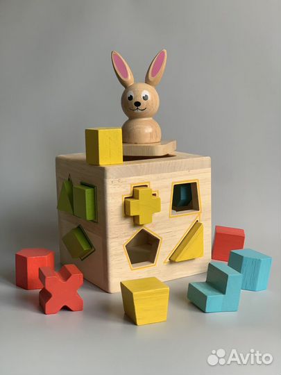 Развивающий куб сортер