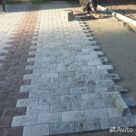 Укладка тротуарной плитки