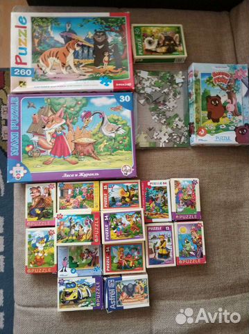 Пазлы. 30, 54, 60, 260 элементов