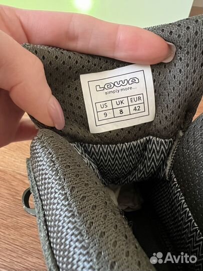 Ботинки тактические lowa олива