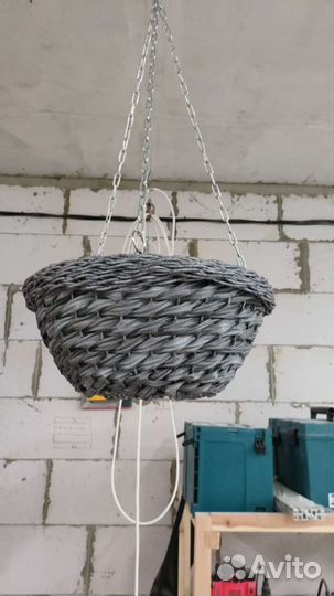 Кашпо садовое, подвесное, для цветов