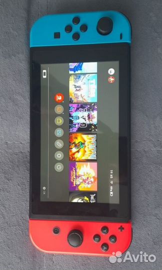 Nintendo switch 2rev с играми