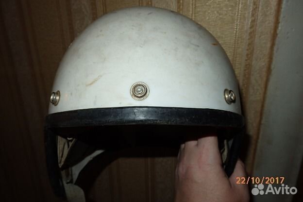Шлем для езды на мотоцикле, скутере, СССР, раритет