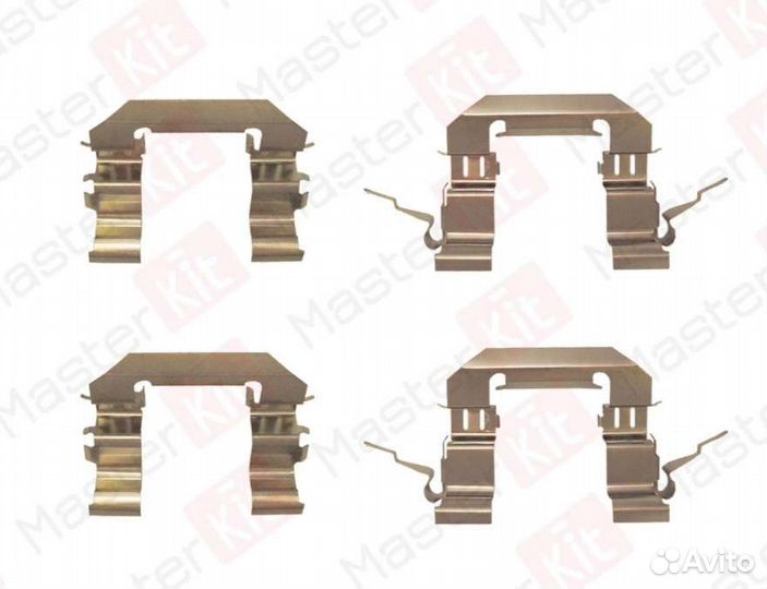 Комплект пластин тормозных колодок кашкай j10