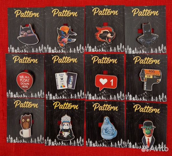 Деревянные значки