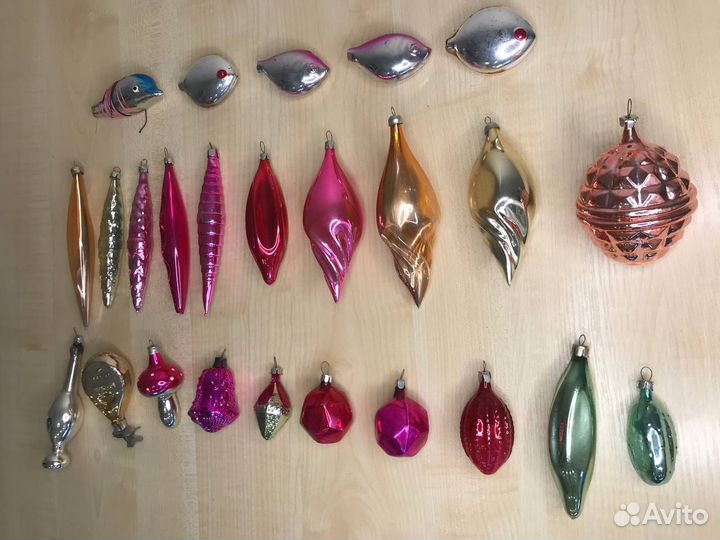 Елочные игрушки СССР, дед мороз гдр