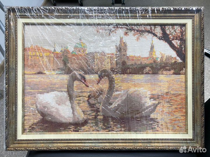 Вышивка, ручная работа, картина