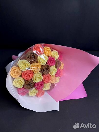 Розы из Бельгийского Шоколада - 29 шт в Букете