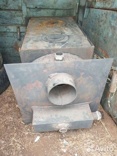 Печь котел плита новая