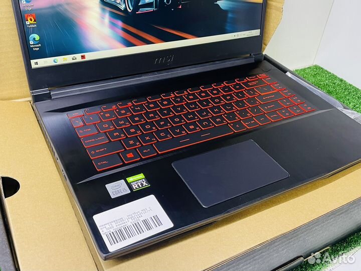 Ноутбук MSI i5-10200/RTX 3060