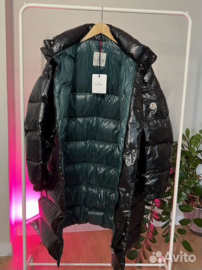 Пуховик длинный Moncler мужской Agot