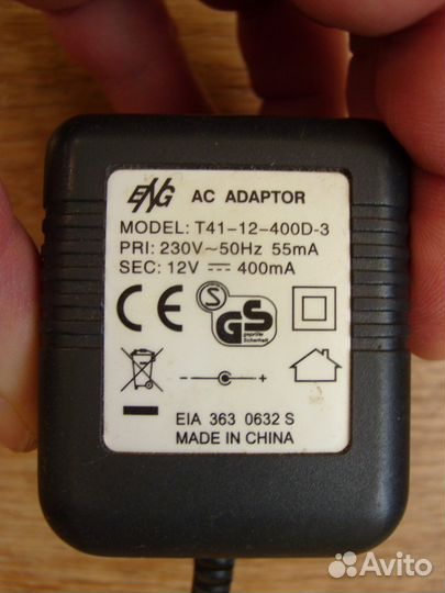 Зарядное устройство 12в \ 400ма