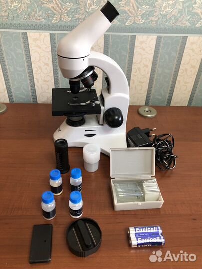 Микроскоп levenhuk 50l plus