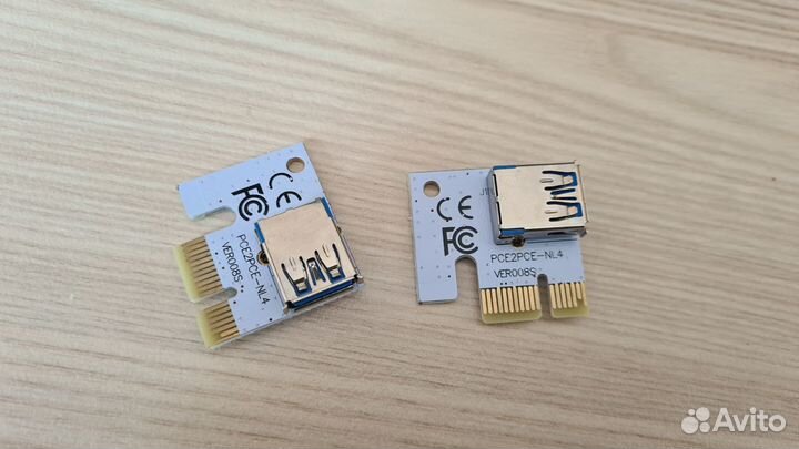 Новый USB Адаптер PCI-e для райзеров (слоник)