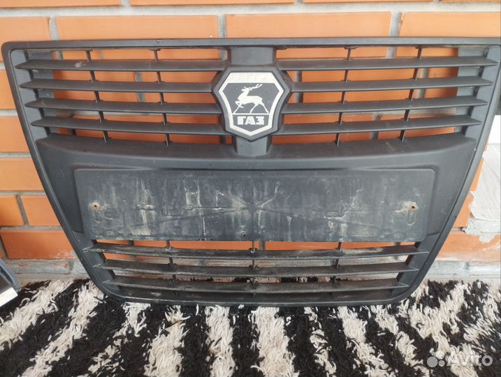 Решетка радиатора на бампер газель бизнес