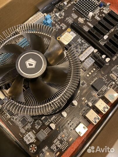 Материнская плата Esonic b250-btc с процессором