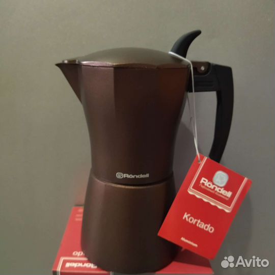 Гейзерная кофеварка Rondell kortado