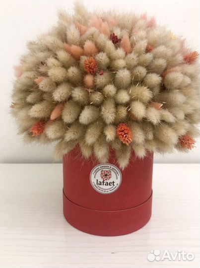 Декоративная композиция из лагуруса