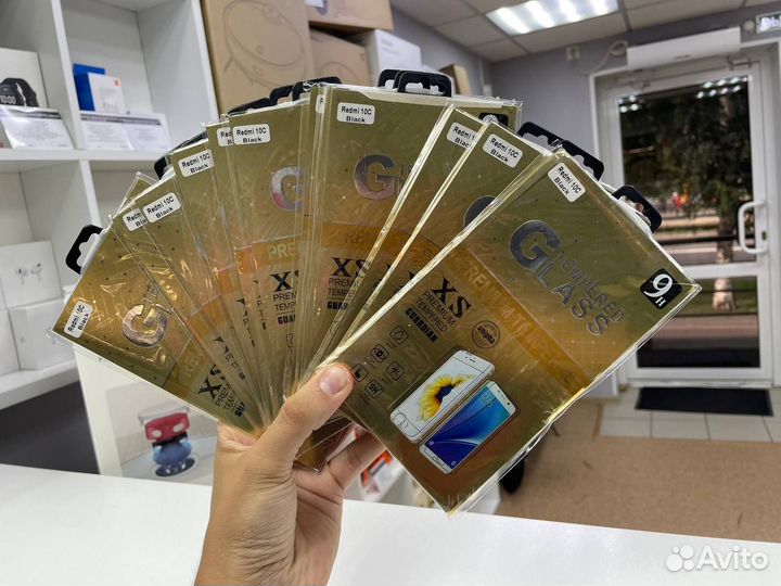 Защитное стекло Redmi 10C (Качество)