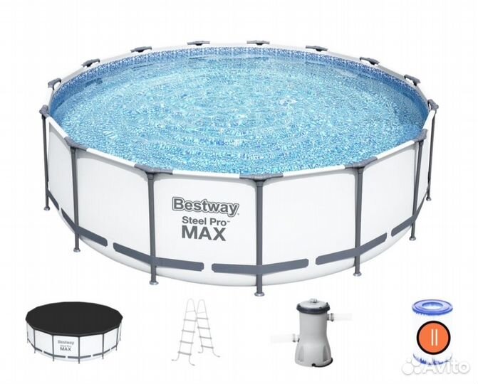 Бассейн Bestway 427 х 107 см 13030 л