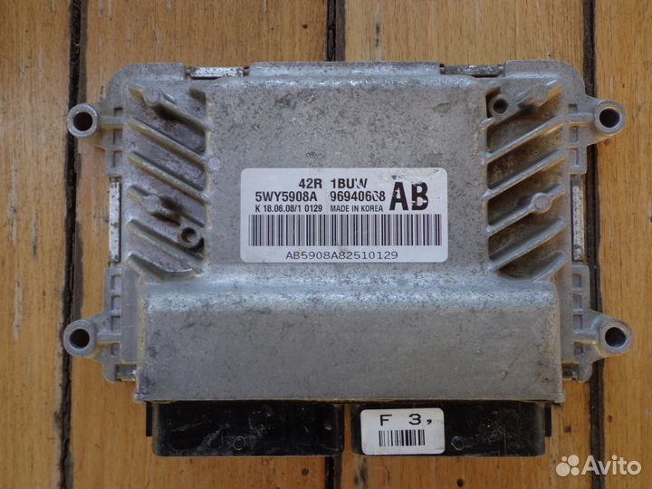 Эбу двигателя 96940668 Daewoo Nexia Дэу Нексия ECU