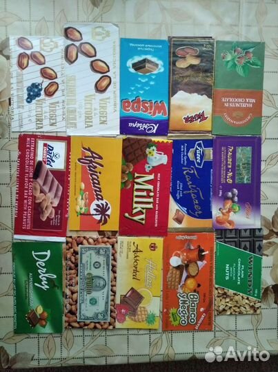 Коллекция шоколадных оберток