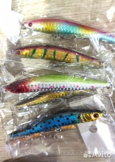 Воблеры приманки блесна и лески новые