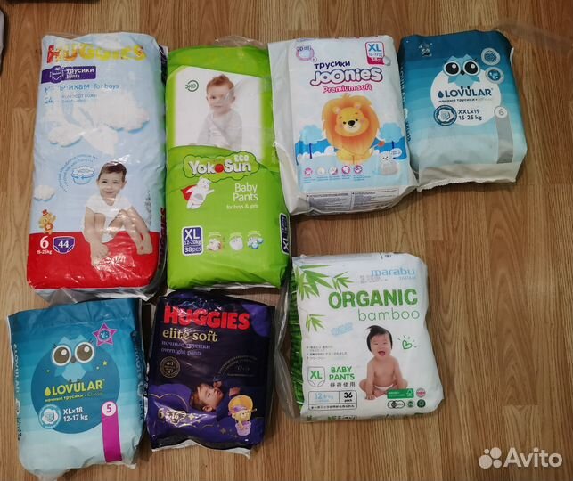 Подгузники, трусики детские