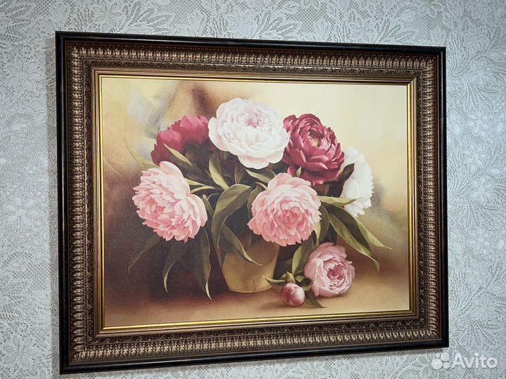 Картина маслом цветы