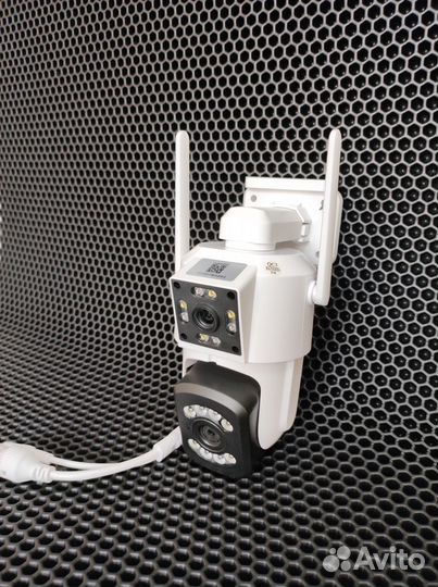 Wi-Fi камера видеонаблюдения с двойным объективом