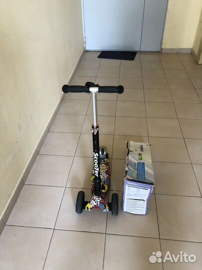 Самокат детский трехколесный