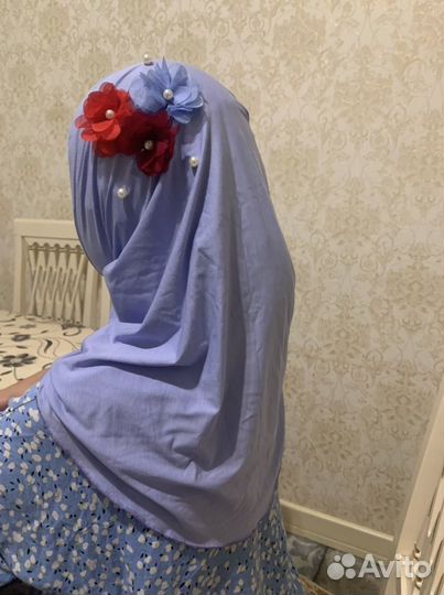 Хиджабы с декором для маленьких мусульманок