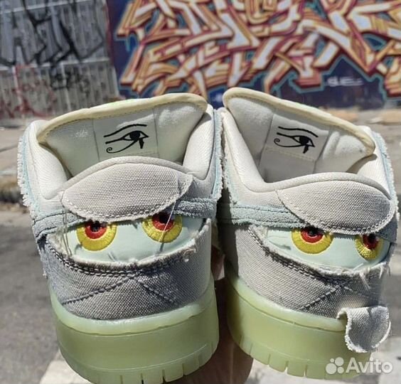 Кроссовки nike sb dunk low mummy мумии