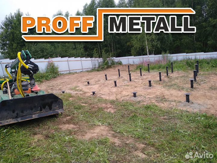 Винтовые сваи монтаж